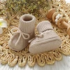 Fashion Infant Baby Boy Socks Shoes Pure Color Anti Slip Knit Newborn Girls Floor First Walkers Casual Outdoor Children Booties 6