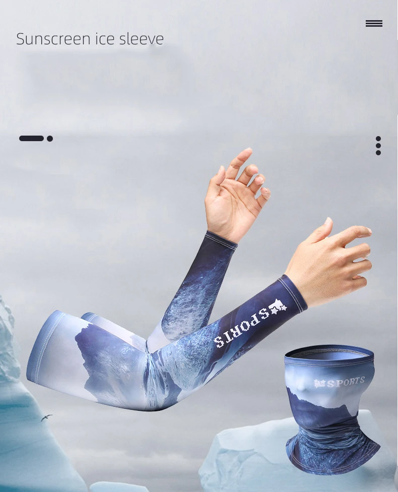 Unisex Cooling Quick Dry Arm Ss Hand Protector Cover Sports Running UV Sun Protection Outdoor Men Fishing Cycling_voghion.com