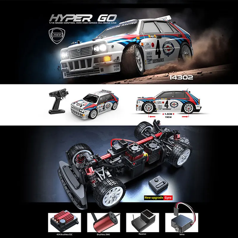 ハイパーゴー MJX 14303 14302 14301 1/14 4WD RC カー 65km/h