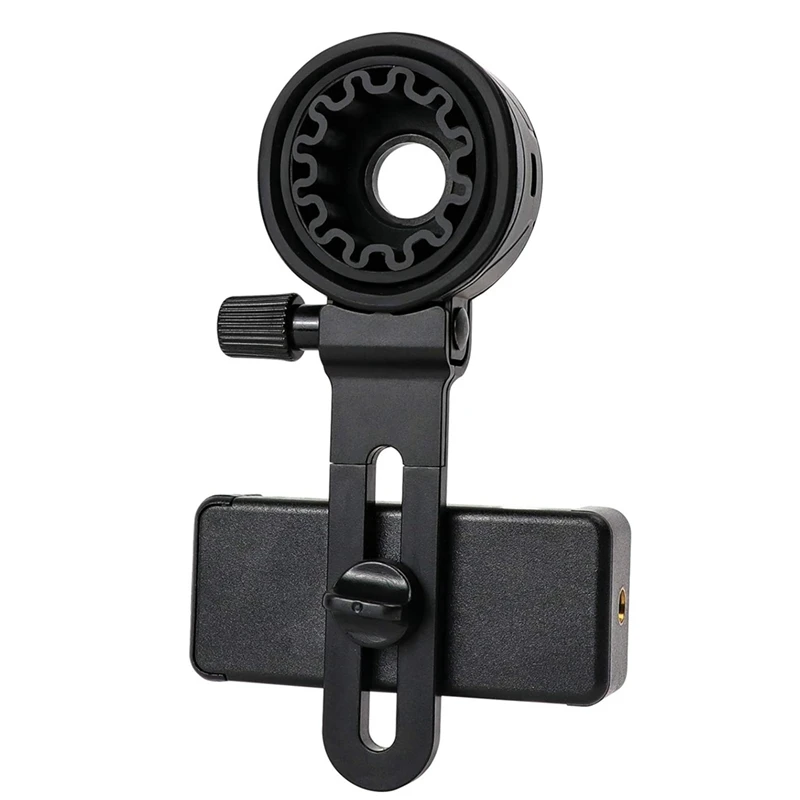Telescope Phone Adapter, Universal Cell Phone Mount For Binoculars, Monocular,Microscope,Smartphone Holder Clip Bracket