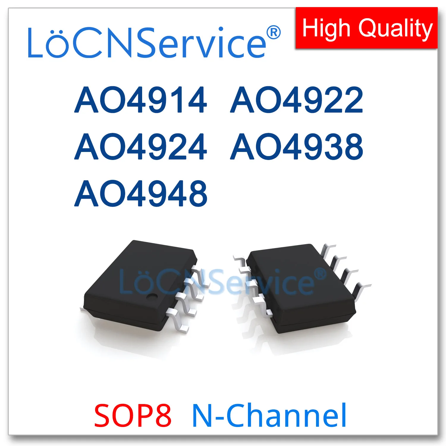 

LoCNService 50PCS 500PCS SOP8 AO4914 AO4922 AO4924 AO4938 AO4948 N-Channel Mosfets High quality 4914 4922 4924 4938 4948