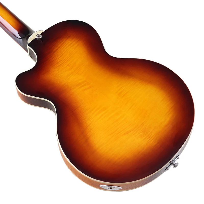 Acoustic guitar Sunburst 4 Strings Violin Bass Guitar 41 Inch Violin Guitarra Flame Maple Body High Gloss Finish
