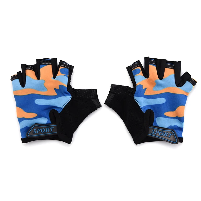 Guanti Ciclismo Mezza Dita Per Bambini - Antiscivolo, Taglia Unica (8-12 Anni), Per Bici, Scooter, Sport Outdoor - Foto 9