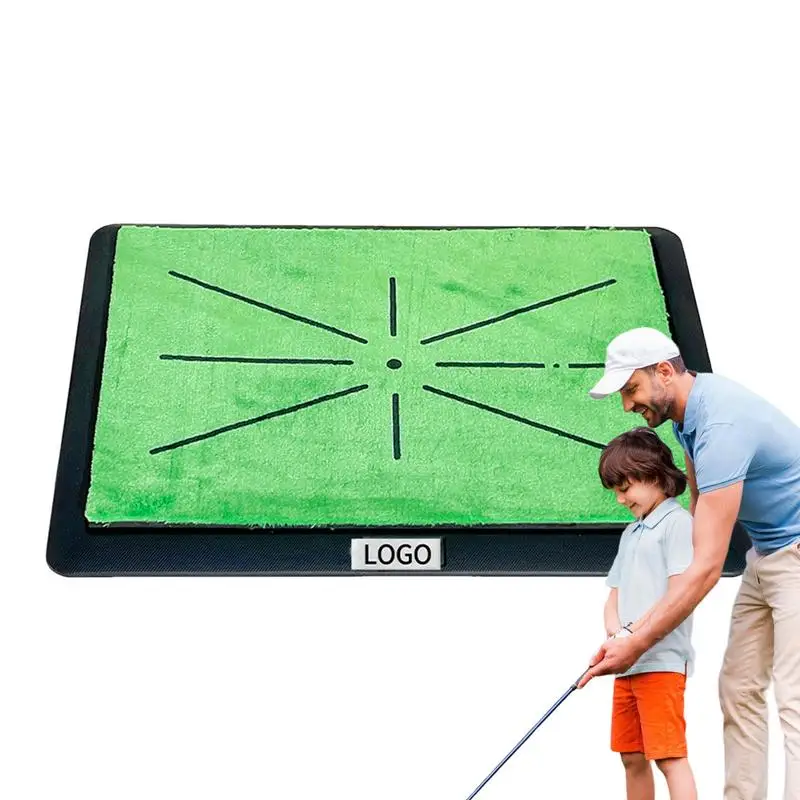 

Golf Hitting Mat Home Golf Turf Professional Guides And Detection Batting Thickening Path Feedback Golf Hitting Mat For Golf