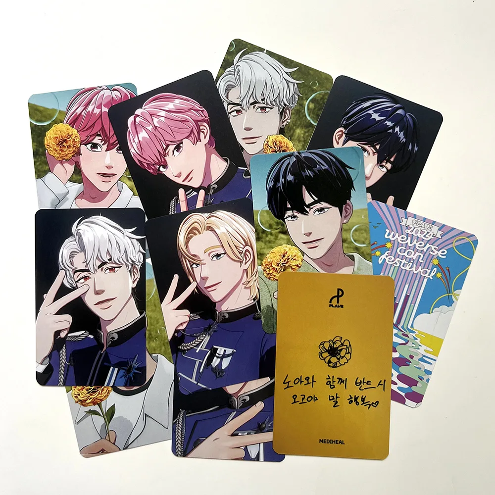 Kpop Photo Cards 5 Pcs/Set Korean Plave Lomo Card Asterum Double-sided Photocards