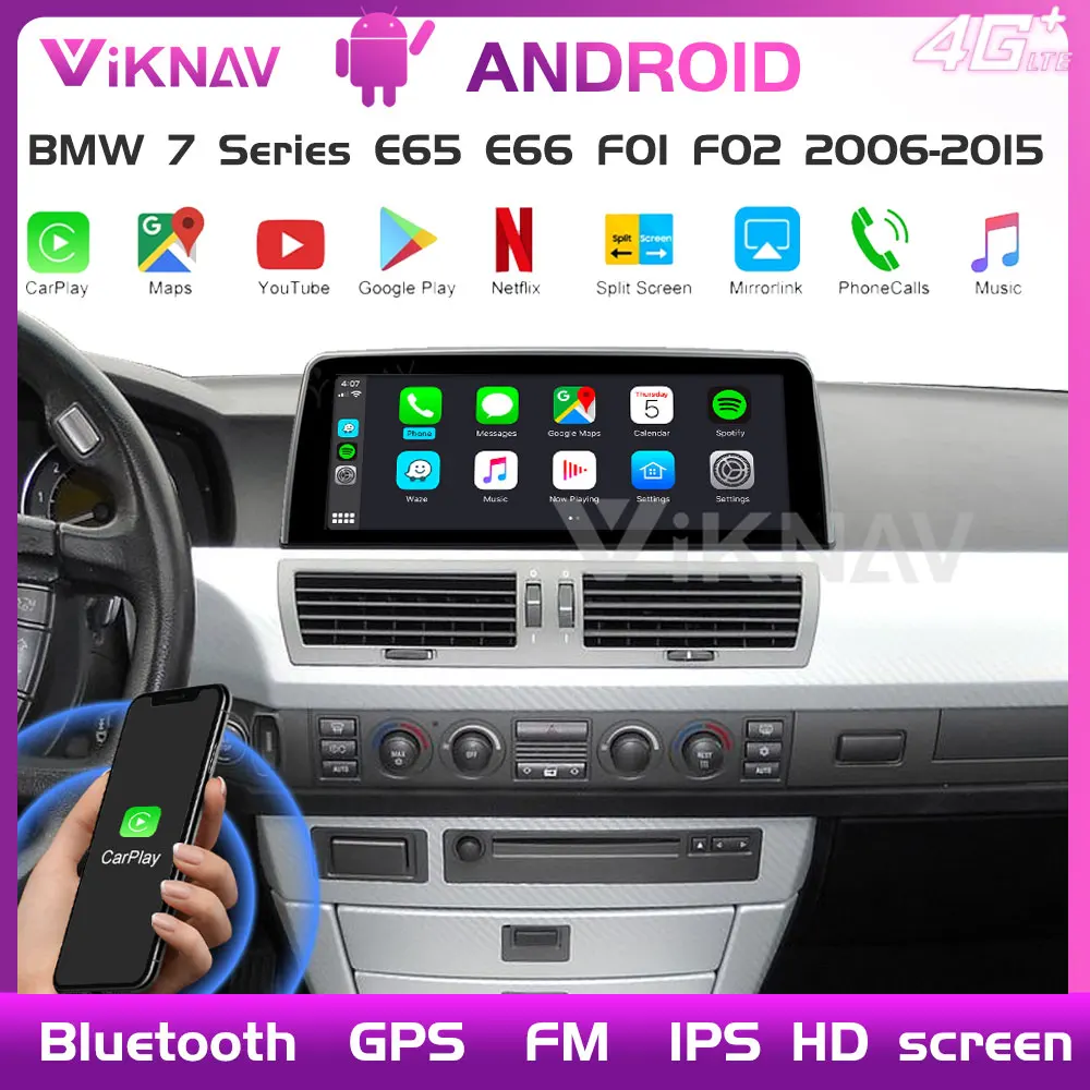 

Android 11 Car Radio For BMW 7 Series E65 E66 F01 F02 2006-2015 CCC System GPS Navigation DVD Multimedia Player 12.3inch