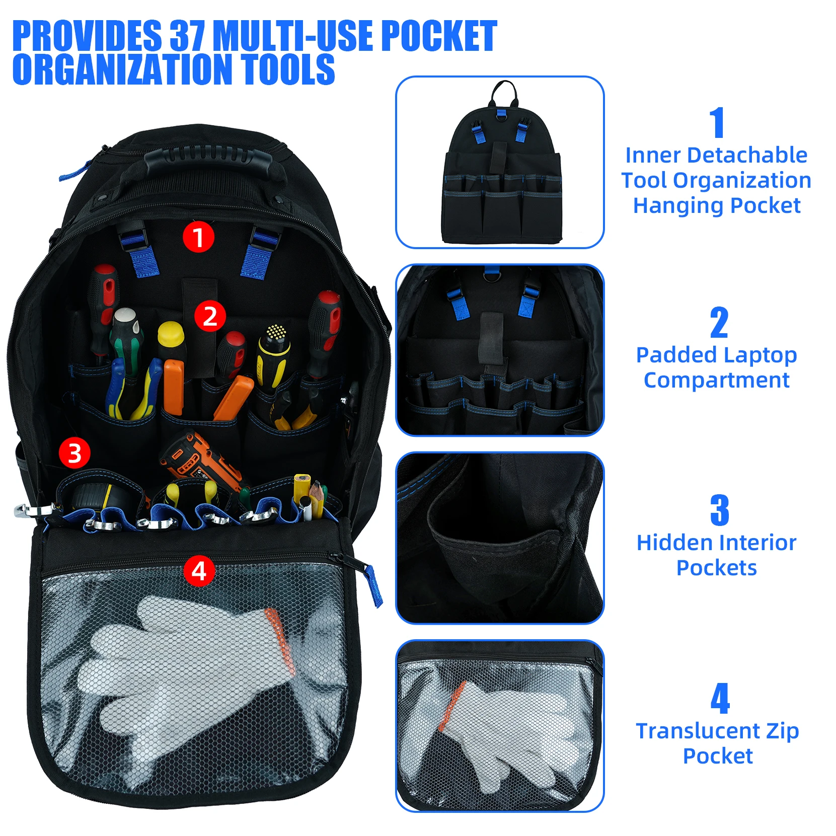 Clc 75 Pocket Tool Backpack Best Clc 1132 75 Pocket Tool Backpack