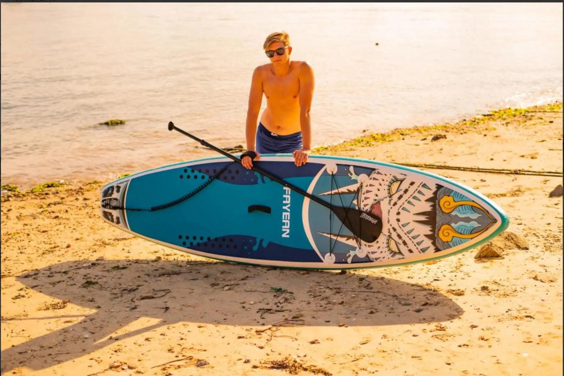 Tavola da Stand Up Paddle (SUP) per Surf, Tavola da Surf Elettrica in Epoxy - immagine 3