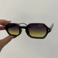 Lunettes de soleil hexagonales vintage pour femmes et hommes, lunettes de soleil de marque de luxe, design populaire, style punk, petite monture, protection UV400 3