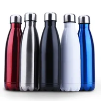 350/500/750/1000ml Double Wall Stainles Steel Thermal Water Bottle Sport Thermos Bottle Keep Hot and Cold Insulated Vacuum Flask 1