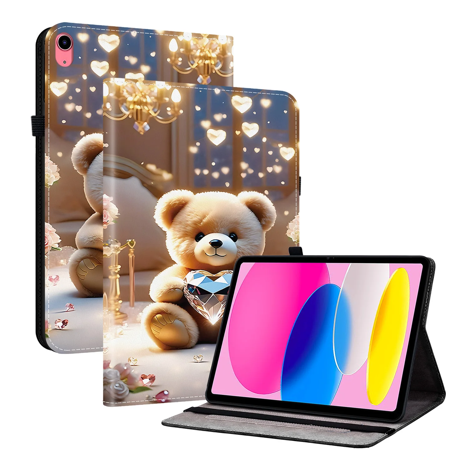 Premium Leather Flip Tablet Case Cover