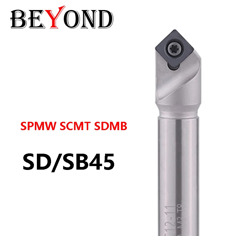 BEYONDSB45SD45Indexable45DegreeChamferingDrillChamferingMillingCutterSPMW090304