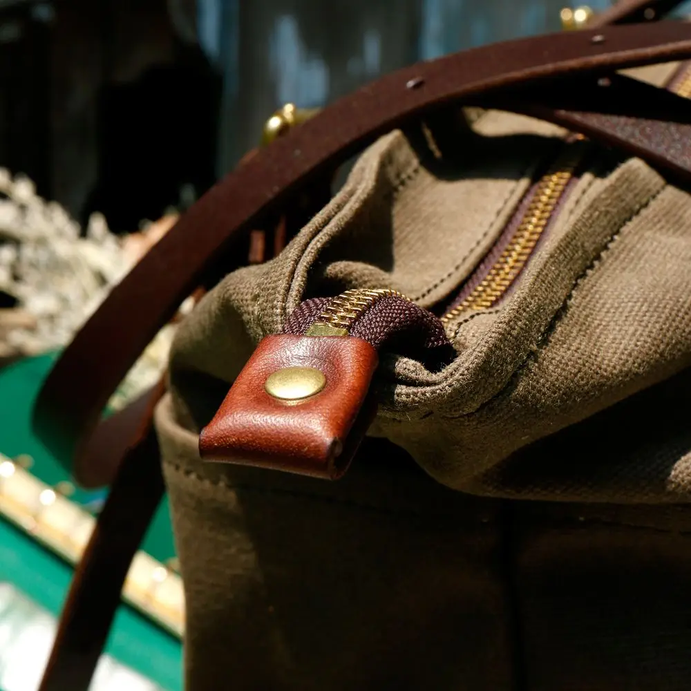 Tote Bag men women Tailor Brando Classic Replica American Retro Heavyweight Oil Waxed Canvas Shoulder Bag