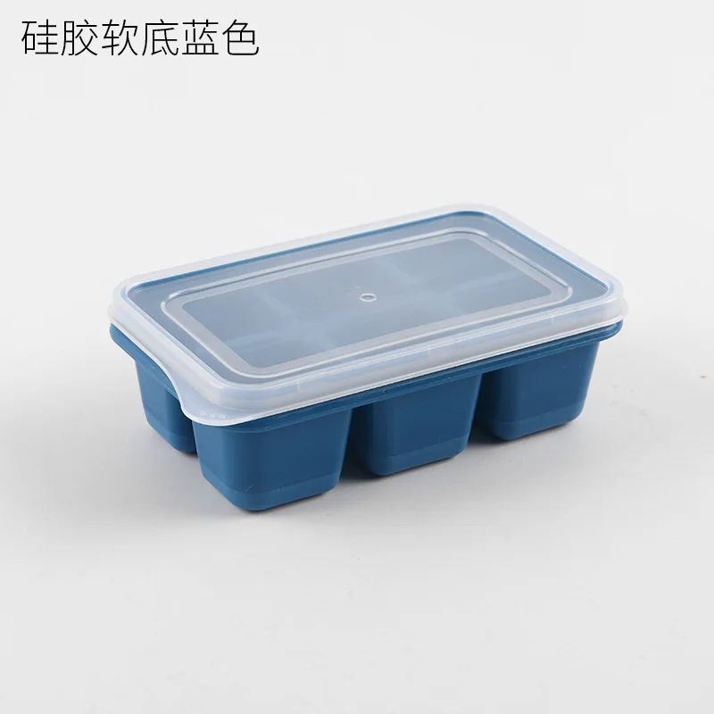 6 Grid Silicone Maker Trays With Lids Mini Ice Cubes Small Square Mold Ice  Maker Kitchen Tools Accessories Ice Mold Kitchen Tool - AliExpress