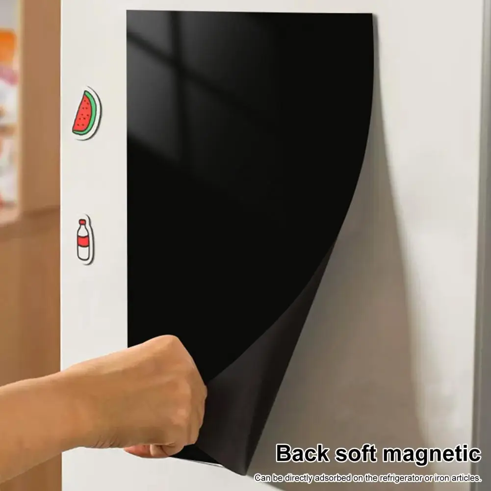 Magnetic Whiteboard Flexible Refrigerator Blackboard Smooth Writing Soft Magnetic Blackboard Home Supply