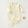 Autumn Baby Jumpsuit Spring Boneless Pure Cotton Newborn Baby Romper Crawling Clothes Boys and Girls Baby Clothes 0-24 Months