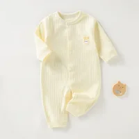 Autumn Baby Jumpsuit Spring Boneless Pure Cotton Newborn Baby Romper Crawling Clothes Boys and Girls Baby Clothes 0-24 Months