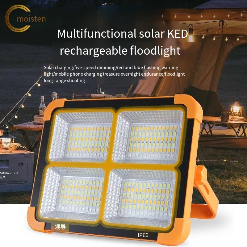 1000watt Portable Camping Tent Lamp USB Rechargeable LED Solar Flood Light Outdoor waterproof Work Repair Lighting