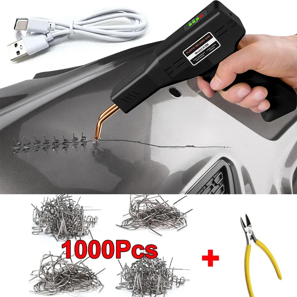 Car Bumper Repair Tool Kit 50W Plastic Repair Welding Plastic Solder Stapler Welder Gun Repair Bumper Tool Kit I.687832105