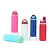 24/32oz Straw Double-Layer Insulated Cup 304 Stainless Steel Sports Water Bottle Travel Vacuum Flask for Outdoor Camping Sports