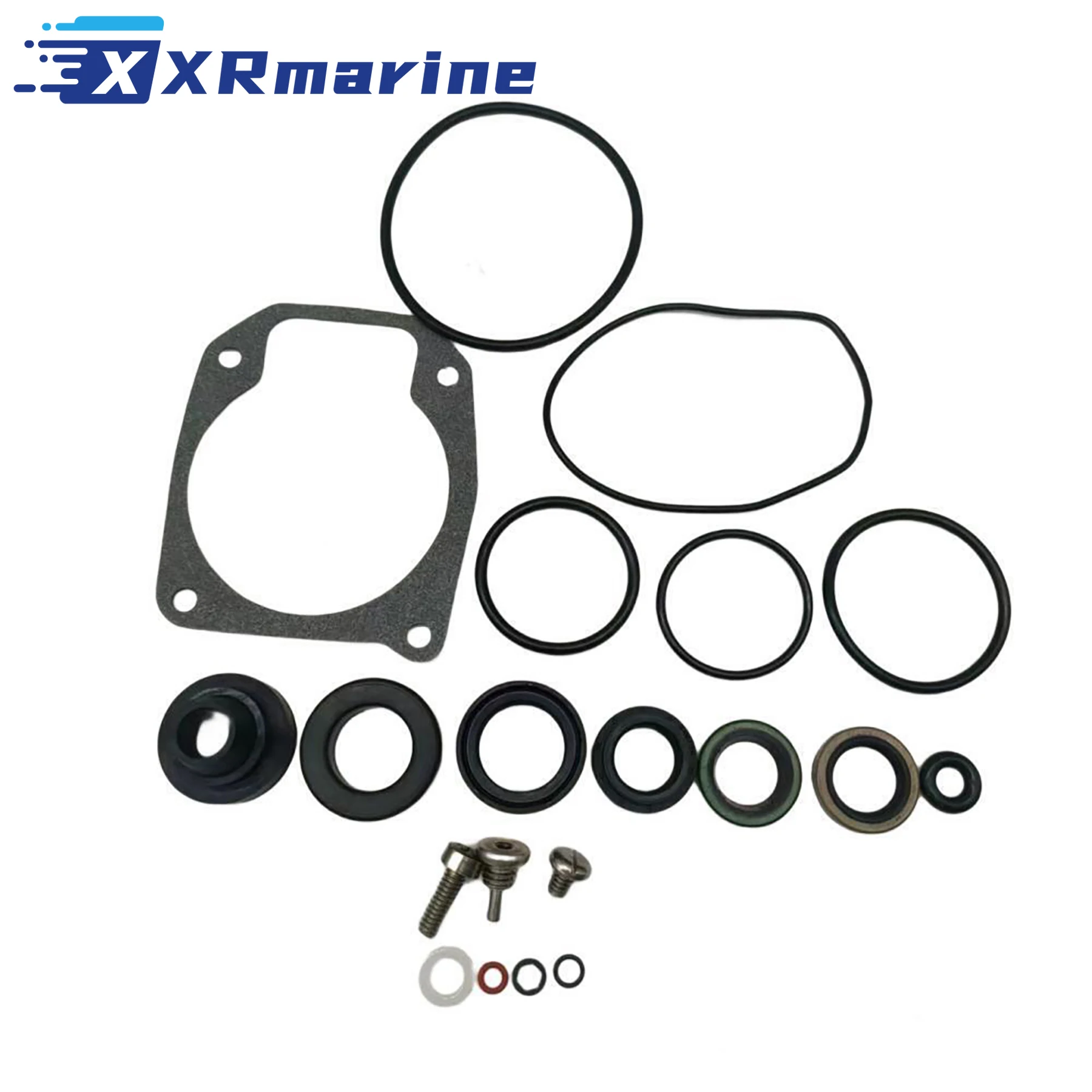 Lower Unit Gearcase Seal Kit For Johnson/Evinrude Outboard 25 40 48 50 HP (1989-2005) Small Housing 433550 0777551 18-2694
