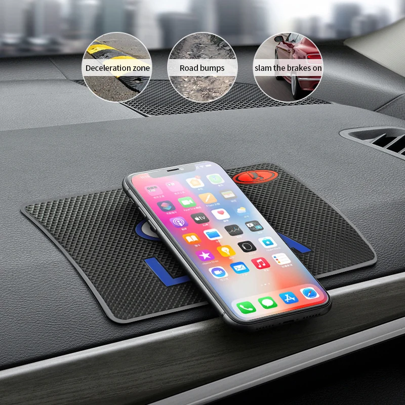 Car Non Slip Mat PVC Car Styling Anti-Slip Mat Silicone Dashboard Non-Slip Pad For Lada Niva Vesta Samara Kalina Priora Granta Largus Accessories