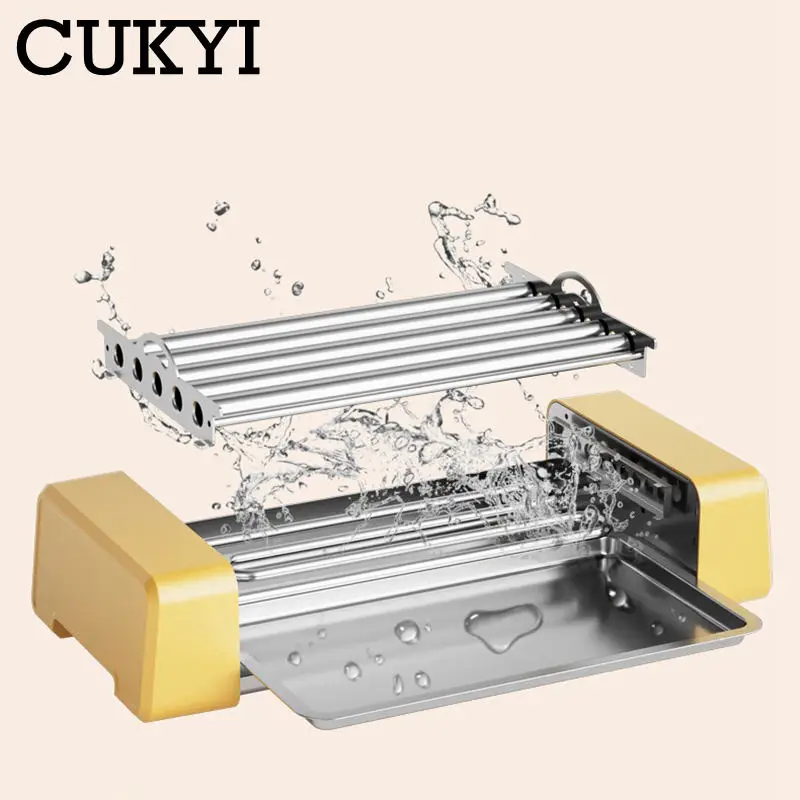 Automatic Rotary Grill Thermostatic Desktop Barbecue Machine