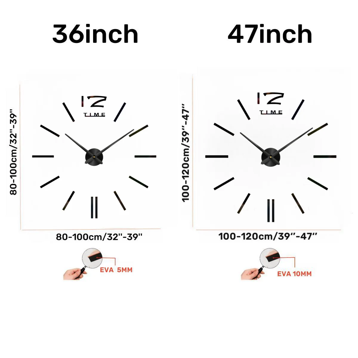 3D Luminous Wall Clock 6