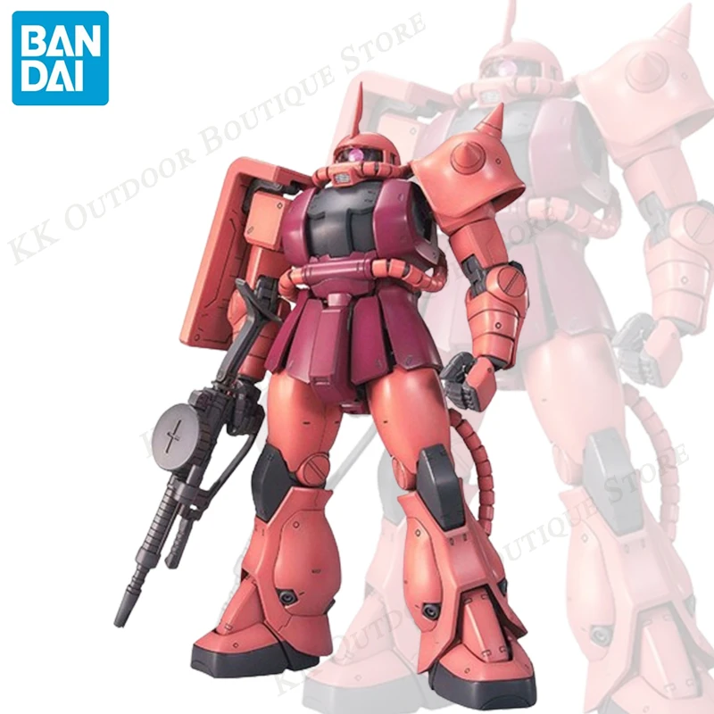 

Original Bandai Figure Gundam MG 1/100 CHAR S ZAKU 2.0 Model Kit Anime Figures Mobile Suit Action Figure Toys Doll Gifts