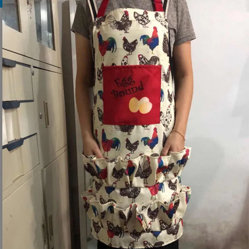 Multi-pocket Egg Collecting Harvest Aprons Chicken Farm Working Apron Goose  Eggs Collection Aprons Aprons for Woman - AliExpress
