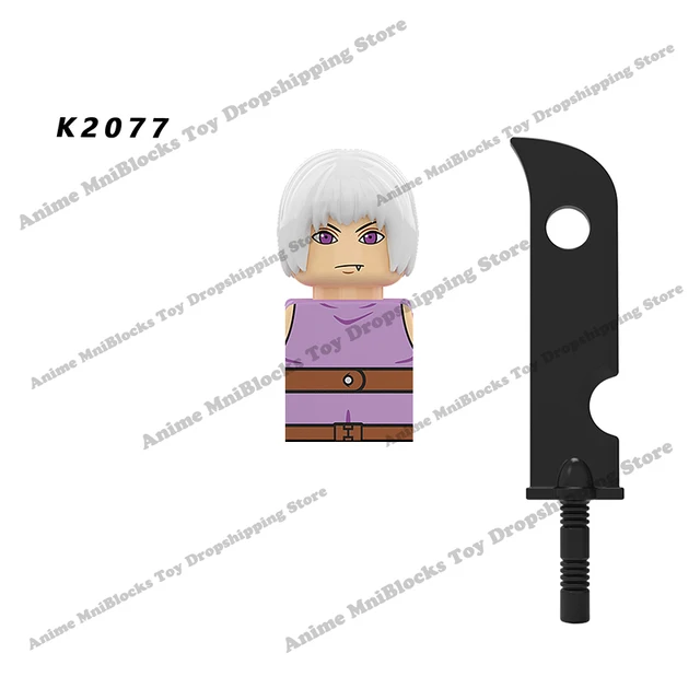 WM6109 Naruto blocks anime Sasuke Kakashi Madara Zetsu Might Guy Rock Lee mini action toy figures Assemble bricks toys kid gifts Dark Pink