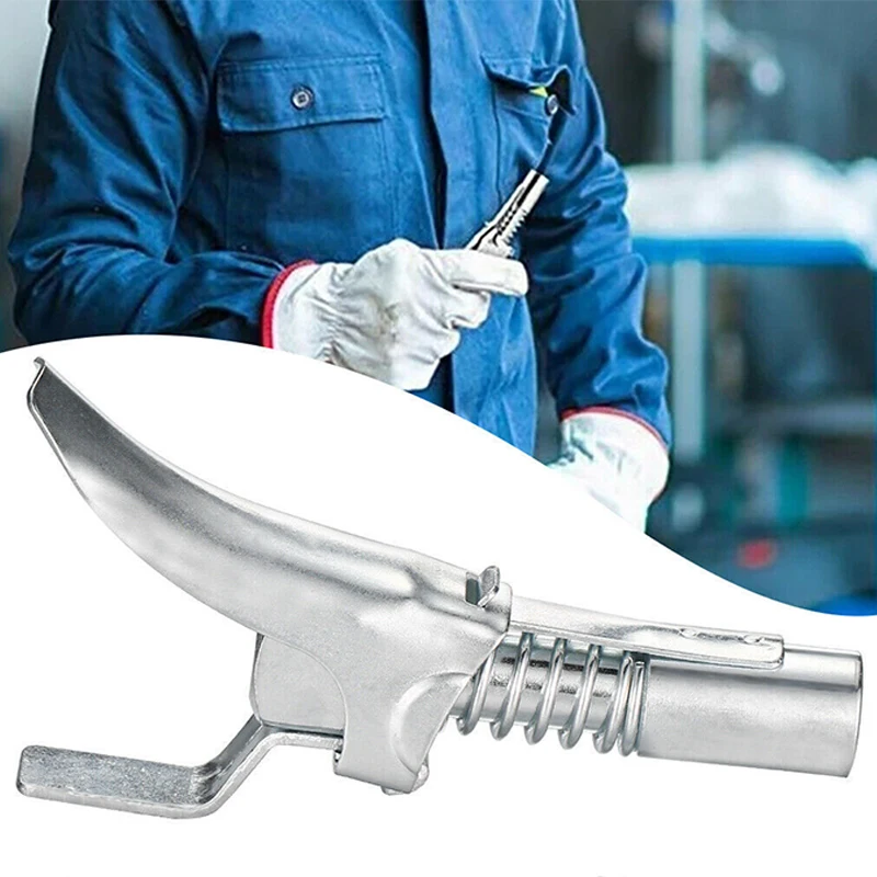 10000PSI High-pressure Locking Clamp Type Grease Gun Coupler Nozzle Universal Manual Grease Pump Head Car Oil filling Equipment