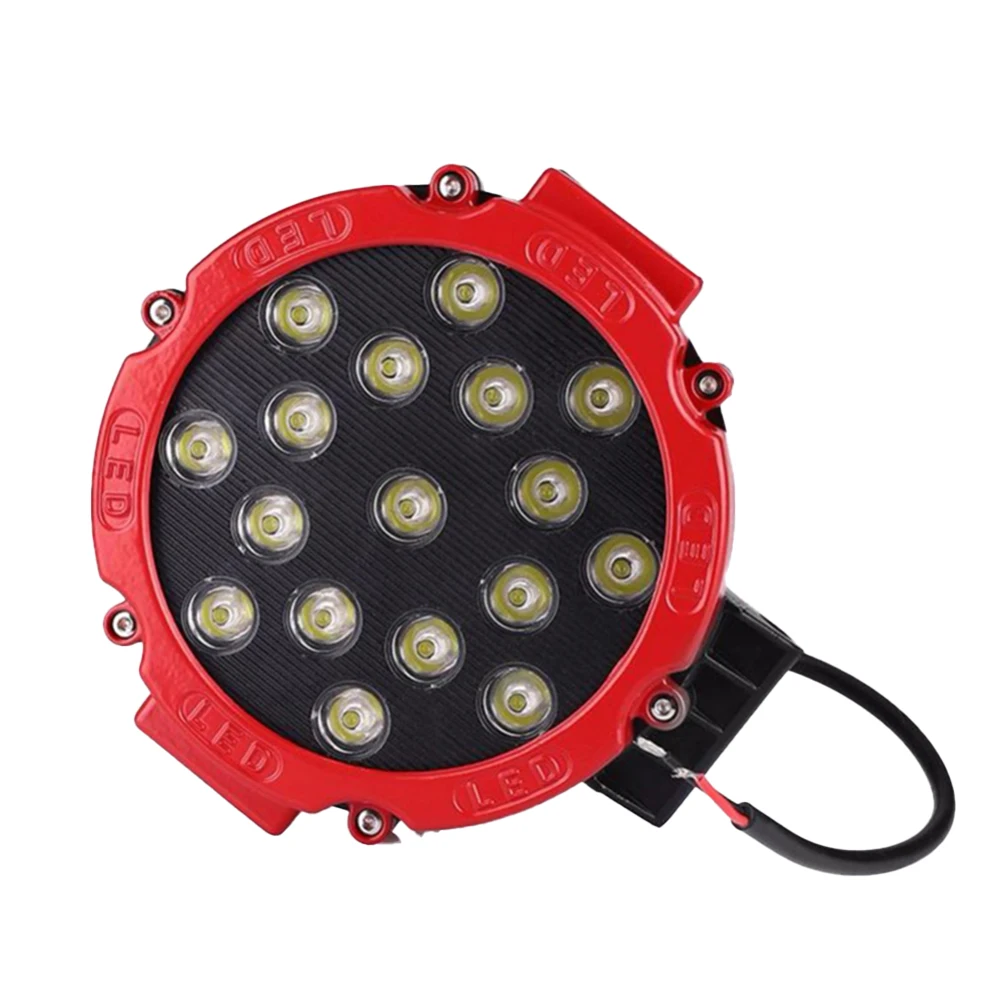 

Premium Quality 7Inch Round Led Work Light 51W Spot Pods OffRoad Fog Lamp Reliable and Durable IP 68 Waterproof Protection