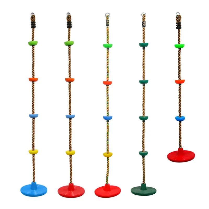Children's Circular Swing PE Circular Hanging Rope Outdoor Indoor Circular Exercise Balance Safety Sturdy and Durable 6
