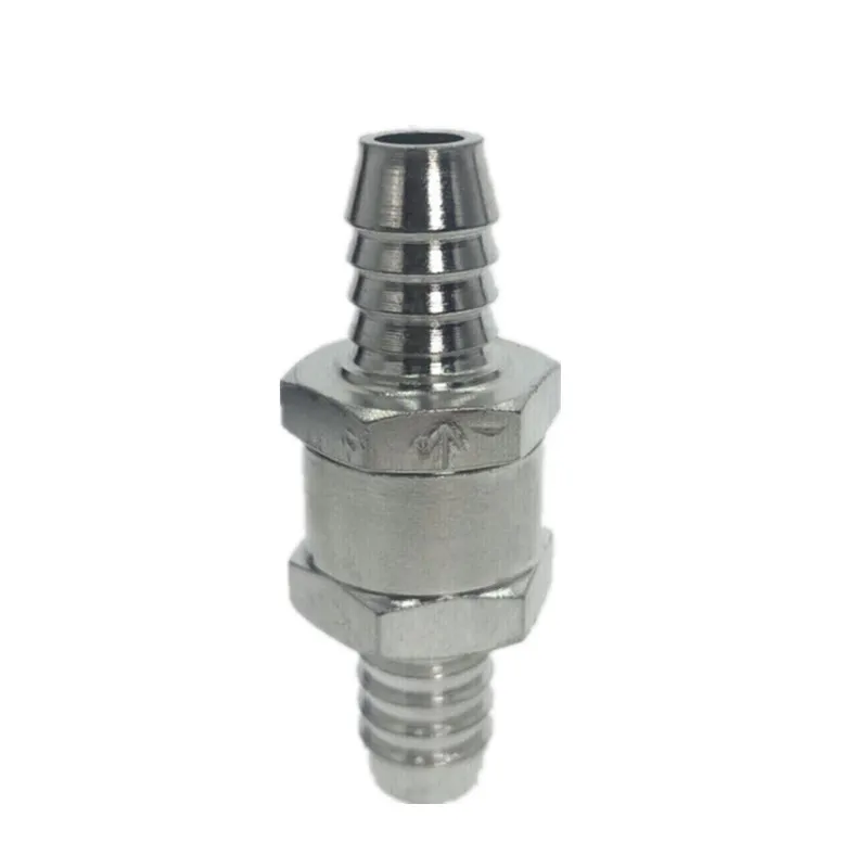 One Way 6/8/10/ 12mm 4  Size Valves Aluminium Alloy Fuel Non Return Check Valve One Way Fit Carburettor