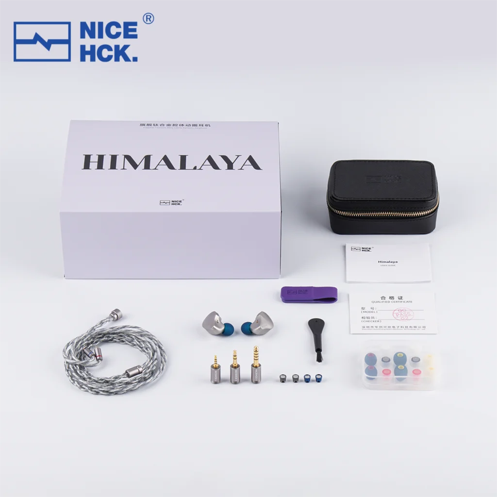 NICEHCK HIMALAYA 10mm podwójny podwójna warstwa magnetyczny CNT dynamiczny Monitor douszny 3-w-1 wtyczka przewodowa HiFi IEM z DragonScale 2 60saga