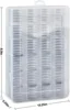 168 Pieces 46mm Coin Capsules with Foam Gasket and Plastic Storage Organizer Box, 6 Sizes (20/25/27/30/38/46mm)Coin Collection 6