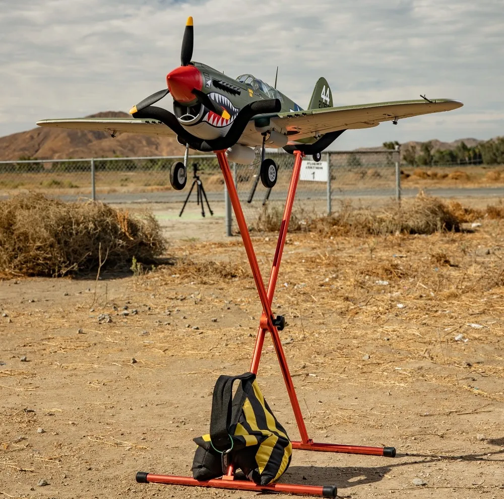 フモデルrcウォーバードP-40 p40ウォーホーク1100翼プロペラ飛行機