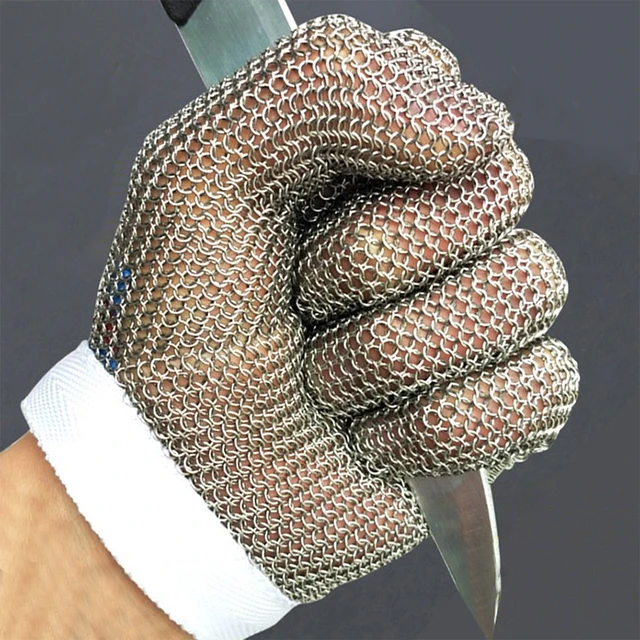 1pcs/2pcs Welding 5-level Metal Gloves For Cut Slaughter Protect Electric  Shear Saw Work Anti-cut Gloves Left Right Universal - Household Gloves -  AliExpress