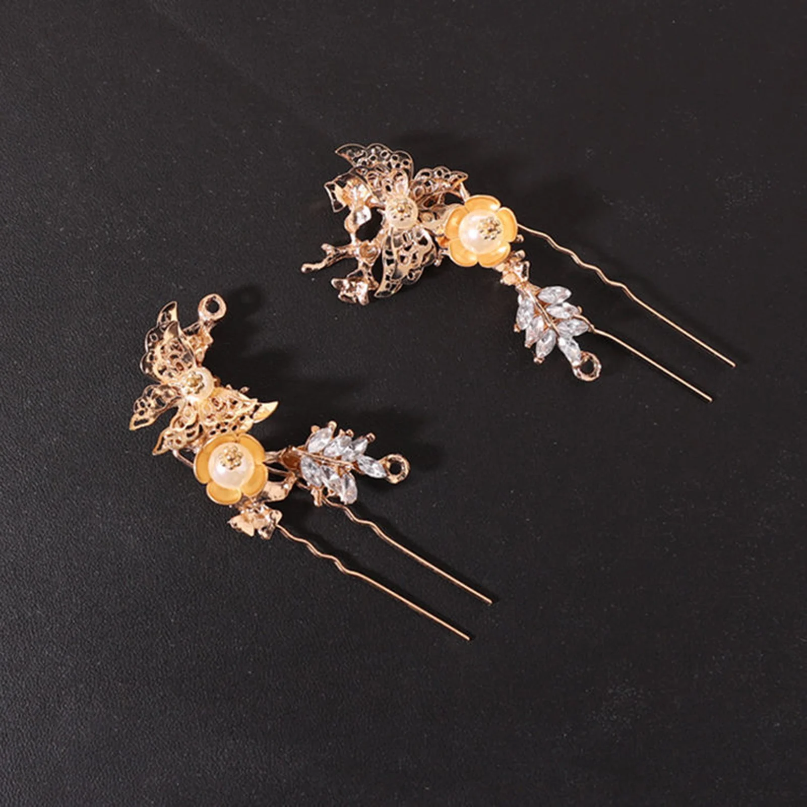 Alten Stil Haarnadel Set Vintage Chinesische Quaste Haar Stick Für Frauen Einfache Hochzeit Phoenix Krone Exquisite Haar Zubehör – Detail 2