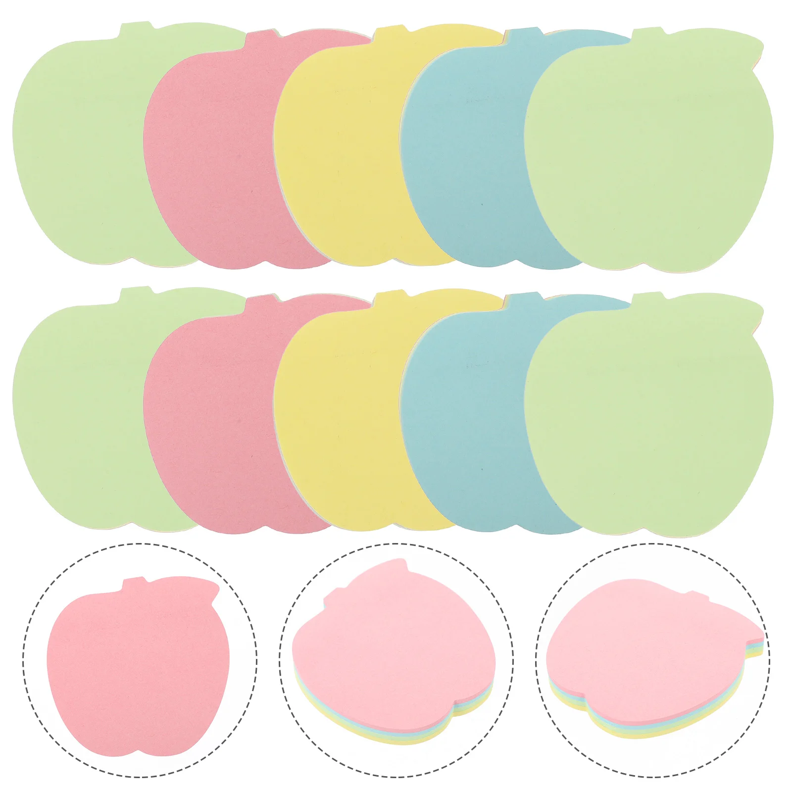 

10 Sets Household Notes for The Opposite Student Pads Daily Memo Stickers Paper