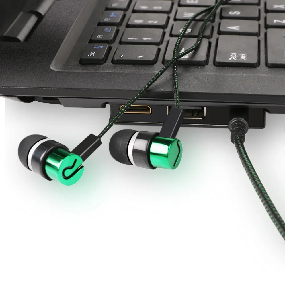 Universal Wired Earphone Noise Reduction In-Ear Stereo Earphones Noodles Style Sport Headset For Samsung Huawei Headphones 3