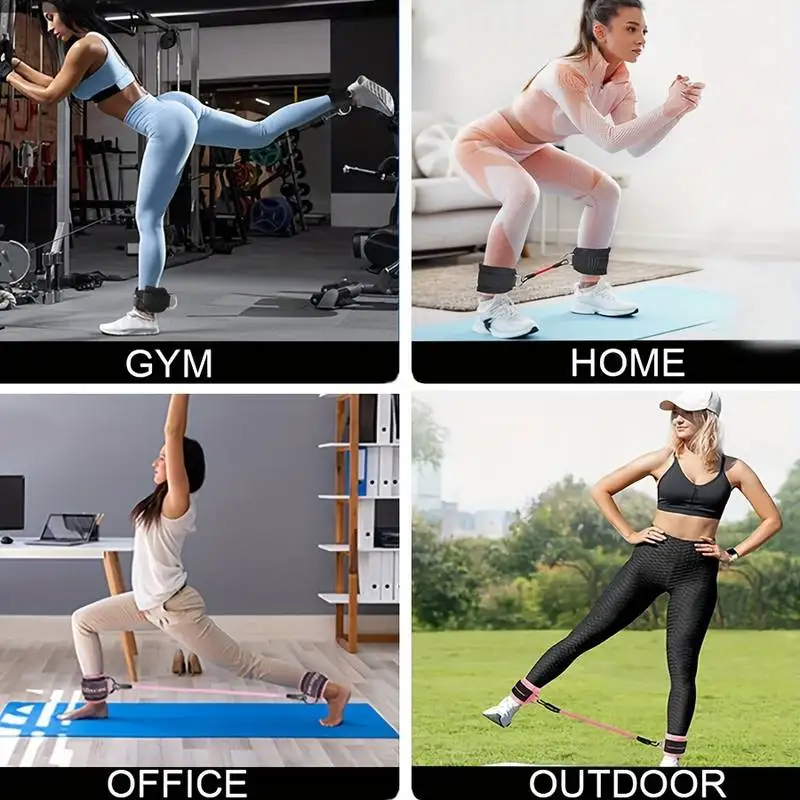 Gantry Frame Rear Kick Ankle Buckle Indoor Sports and Fitness Double Buckle Ankle and Hip Strength Training Ankle Protector BEST SELLERS