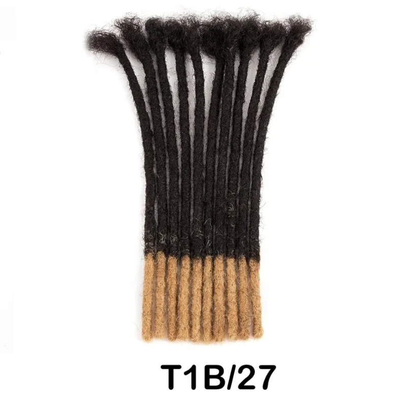 0.6cm locks Extensions Handmade Dreadlocks Human Hair Afro Dreadlocks Extensions Brazilian Real Human Hair For Women/Men 4