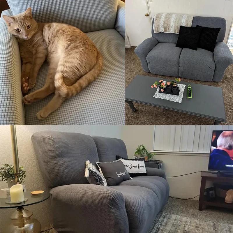 Recliner Sofa Cover For Living Room Jacquard Couch Chair Cover Stretch Relax Elastic Armchair Slipcover 1/2/3seater inflatable sofa children sofa single sofa chair