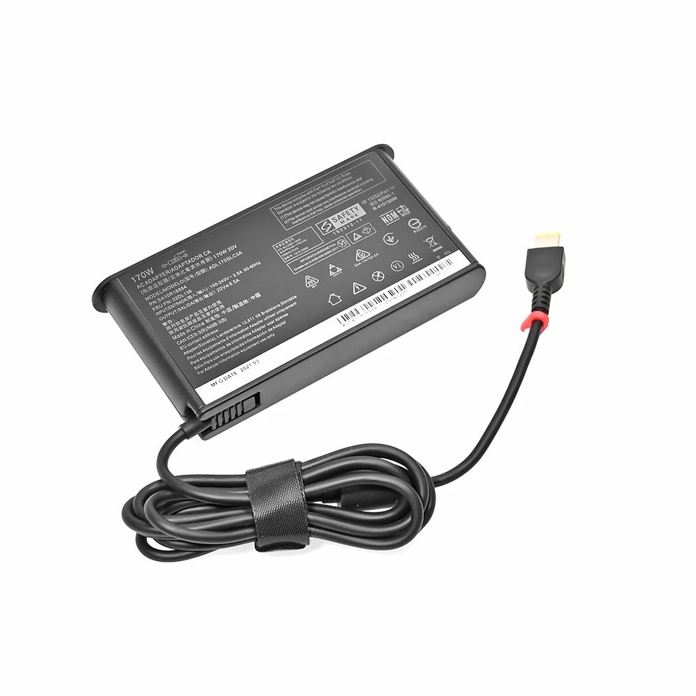 ThinkPad P50 용 20V 8.5A 170W 어댑터 충전기 Lenovo W541 W540 AC 노트북 어댑터 전원 충전기 용 20EN 20EQ P51 P51-20HH0016G