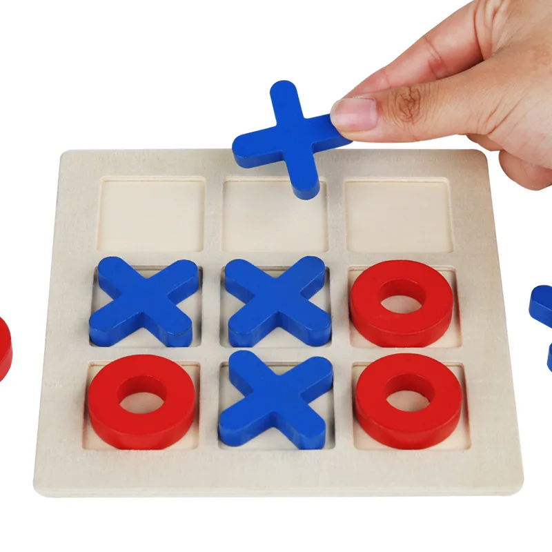 5x5 Wood Tic Tac Toe Noughts and Crosses Board Game XOXO Family Kids Adults  Game Play on Coffee Table and Living Guest Room Decor Travel Game for Fun  Indoor Brain Teaser : : Toys