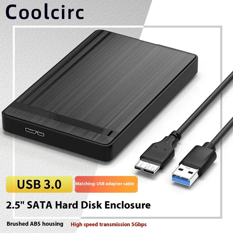 USB 3.0 2.5 inch HDD Enclosure SATA External Mobile Hard Drive Case for Laptop PC 5Gbps Speed Enclosure SATA SSD Storage Case external hard drive case ssd enclosure hard drive enclosure hard disk case external hard drive box hdd case enclosure