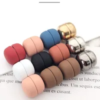 1 Pair Magnet Buttons for DIY Clothing Headband Scarf Hat Clasp Decoration, Invisible Metal Buttons Sewing Supplies 1