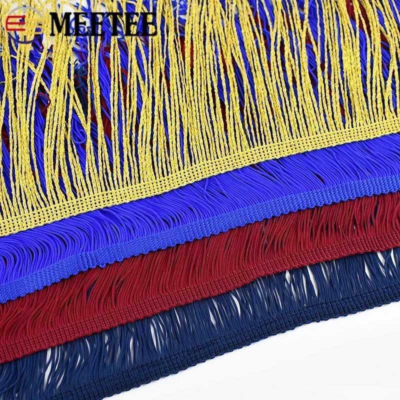 1-5 Metri 20 centimetri Nappa Frangia Per Cucire Abiti Decorazione Nastro Tende Lace Trim Fascia Vestiti Frange Tessuto Accessori FAI DA TE - immagine 4